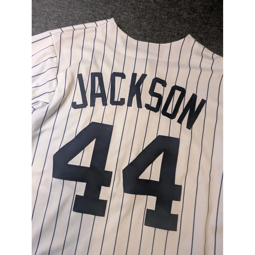 MAJESTIC COOPERSTOWN COLLECTION #44 REGGIE JACKSON YANKEES JERSEY MENS SZ MEDIUM